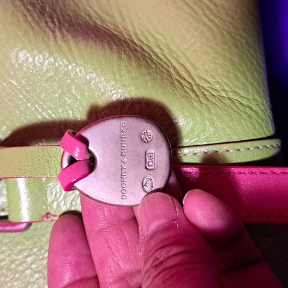 vintage Dooney & Bourke leather "Wicked" 💚shoulder Bag ST. PATRICKS DAY READY🍀 - Picture 6 of 16